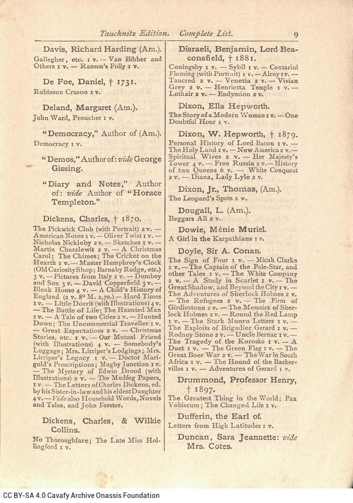 12 x 16 cm; 288 p. + 32 appendix p., price of the book “1.60 M” on the spine of the book. C. P. Cavafy’s handwritten si